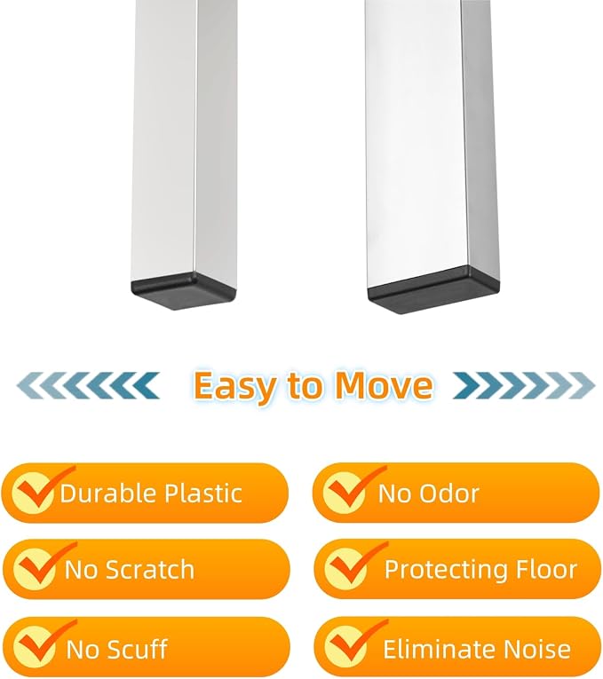 Furnigear Plastic Plugs Tubing End Cap Chair End Caps Outside Bottom Tubing - Image 4