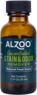 ALZOO Concentrated Stain & Odor Remover Refill Bottle, 100% Plant-Based Active by ALZOO
