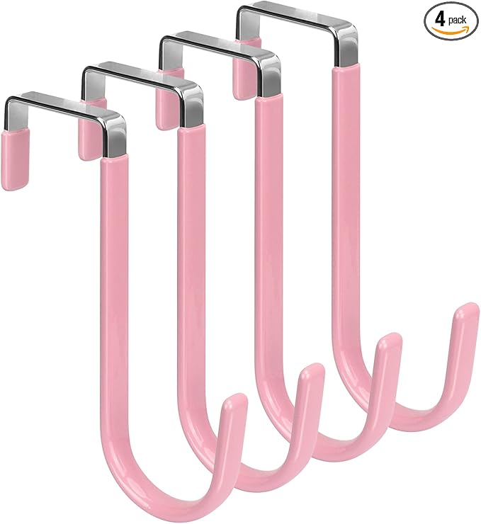 FYY Over The Door Hooks, 4 Pack Door Hangers Hooks by FYY
