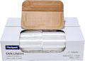 7-10 Gallon Clear Trash Can Liners, Wholesale 1000 Count, High Density Garbage by Plastiguide