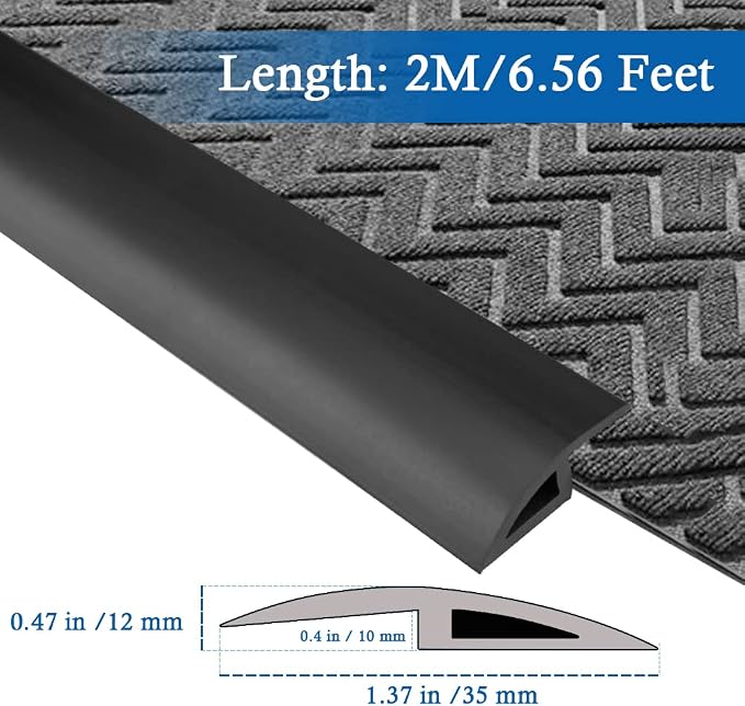 Floor Transition Strip Self Adhesive Carpet & Flooring Transitions Edging Trim - Image 2