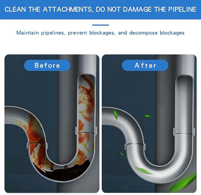 6 Pcs Bubble Bombs Drain Cleaner, Pipe Dredge Deodorant, Quick Dredge Pipeline - Image 7