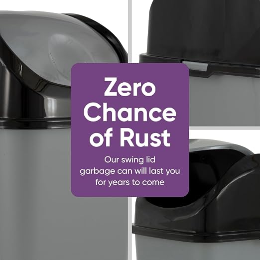 Superio Small 2.5 Gallon Plastic Trash Can - Image 4