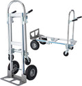 2 in 1 Aluminum Hand Truck Dolly 770lbs Weight Capacity Convertible Hand Truck by SHZOND