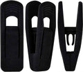 Black Velvet Hangers Clips 50 PCS, Non-Slip Velvet Clips by TOFIIGREM