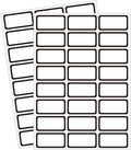 STARLIBOO Removable Labels, Blank Freezer Labels by STARLIBOO