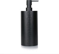 Matte Black Shampoo Dispenser Modern Refillable Pump Bottle by IndecorHome