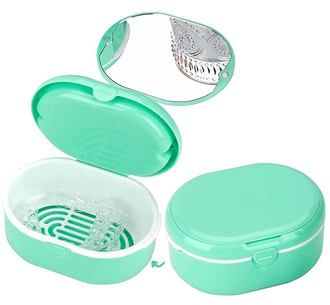 MURRI&MURRDI Retainer Case, Denture Bath Box by MURRIMURRDI
