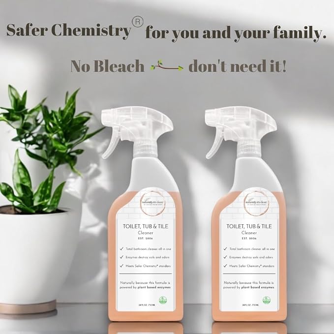 naturally it's clean Bathroom Cleaner | Toilet, Shower & Sink | Plant-Based - Image 4