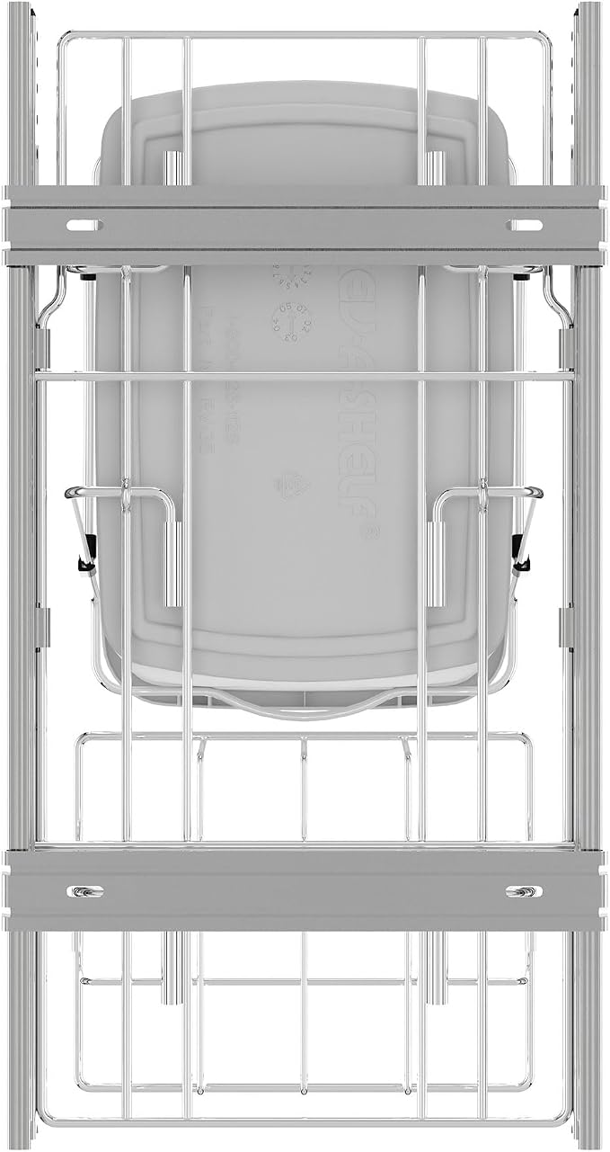 Rev-A-Shelf Pullout Trash Can for Kitchen Cabinets 35 Quart Garbage Waste - Image 9