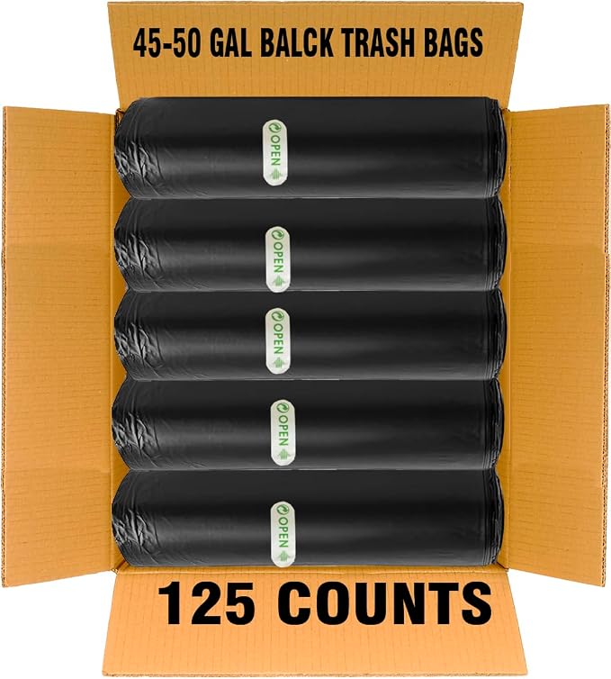 40-45 Gallon Lawn & Leaf Trash Bags, Construction, Industrial - Image 4