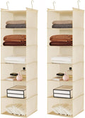 MAX Houser 6 Tier Shelf Hanging Closet Organizer, Closet Hanging Shelf by MAXHouser