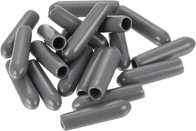 uxcell 20pcs Rubber End Caps 3mm ID Vinyl PVC Round Tube Bolt Cap Cover Screw - Image 4
