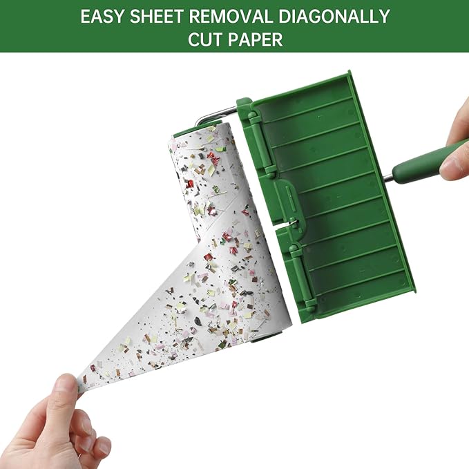 Fedicelly Large Lint Rollers Pet Hair Extra Sticky Refills, Mega Value Set 6.3 - Image 3