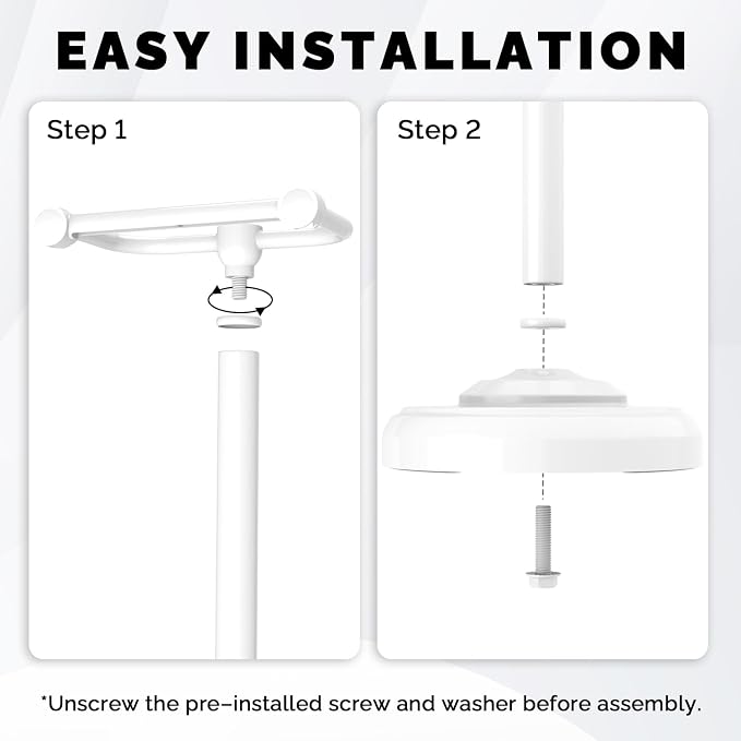 Toilet Paper Holder Stand, Post Pivoting Design & Stable Weighted Base SUS304 - Image 8