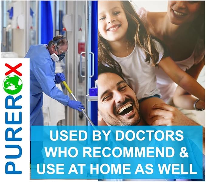disinfectant Eliminate 99.9999% viruses, MRSA and fungi. PUREROX Hypochlorous - Image 8