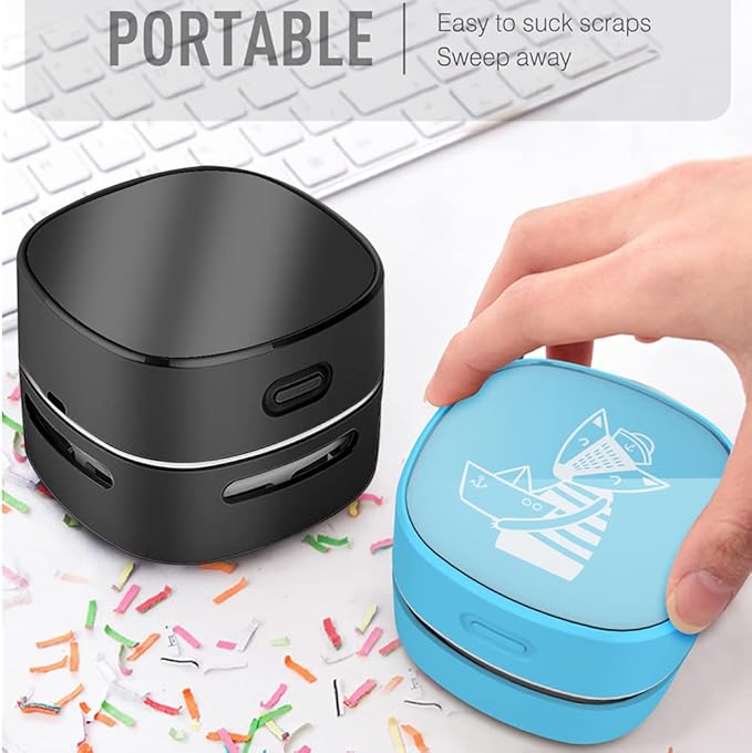 ODISTAR Desktop Vacuum Cleaner, Mini Table dust Sweeper Energy Saving, High - Image 2
