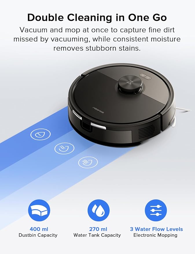 roborock Q7 L5 Robot Vacuum and Mop Combo, 000Pa Suction, Upgraded from Q5 Pro - Image 4