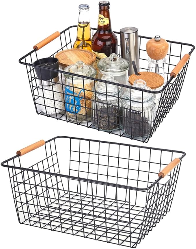 LeleCAT Large black wire baskets - Image 3