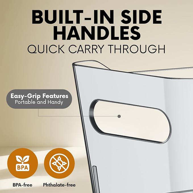 Clear storage organizer bins, Medium Kitchen Cabinet Organizers and Storage - Image 3