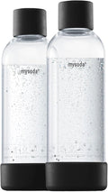 Mysoda Carbonating Bottles 2Pck 1L by Mysoda