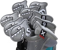 Palette Golf Iron Covers / 9pcs Set/Golf Head Covers/Golf Club Covers by AIMSHARK