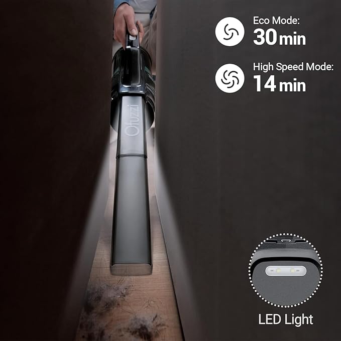 Ofuzzi H9 Pro Handheld Vacuum Cleaner, Extra-Long Crevice Tool, 40AW/13kPa - Image 4