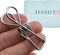 HAHIYO Clothespins Chip Clips All Metal Stainless Steel No Rust Stains Strong by HAHIYO