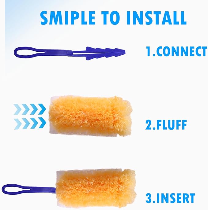 20 Count Heavy Duty Duster Kit for Swiffer Duster, Unscented Disposable Dusters - Image 5