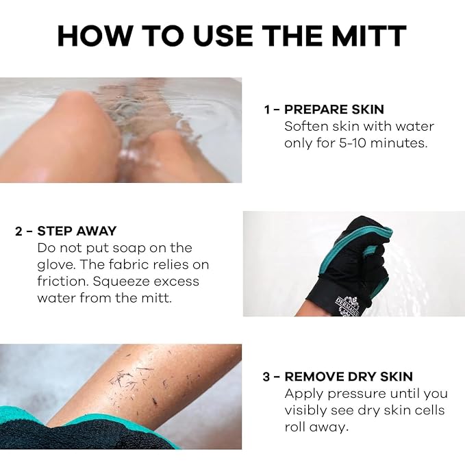 Dermasuri - Deep Exfoliating Glove - Korean Exfoliating Mitt - Body Scrubber - Image 6