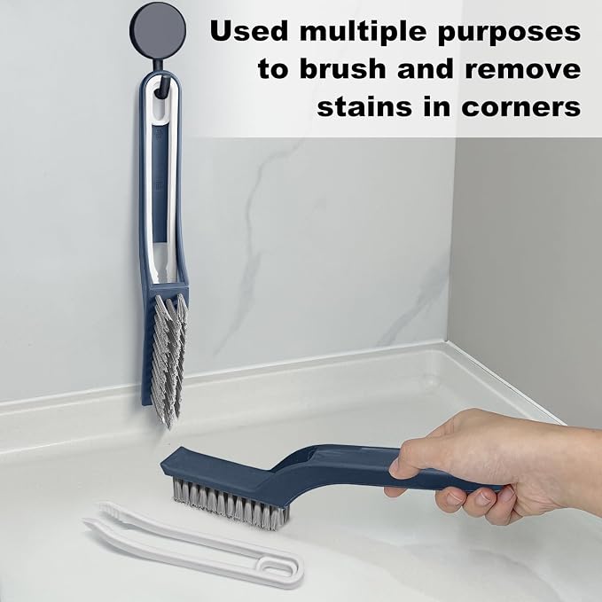 Cleaning Brush - QAGOBDI Hard Bristle Crevice Cleaning Brush - Image 4