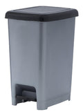Superio Slim Trash Can with Foot Pedal – 2.5 Gallon Step-On Trash Bin with Lid by Superio
