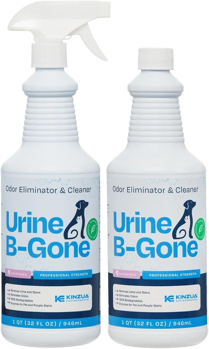 KINZUA ENVIRONMENTAL Urine B-Gone, Professional Enzyme Odor Eliminator & Pet by KinzuaEnvironmental