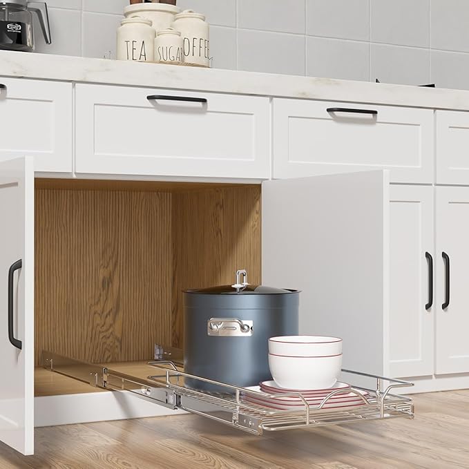 OCG Pull Out Cabinet Organizer, Pull out Drawers, Cabinet Pull Out Shelves - Image 3