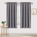 DWCN Grey Room Darkening Blackout Curtains by DWCN