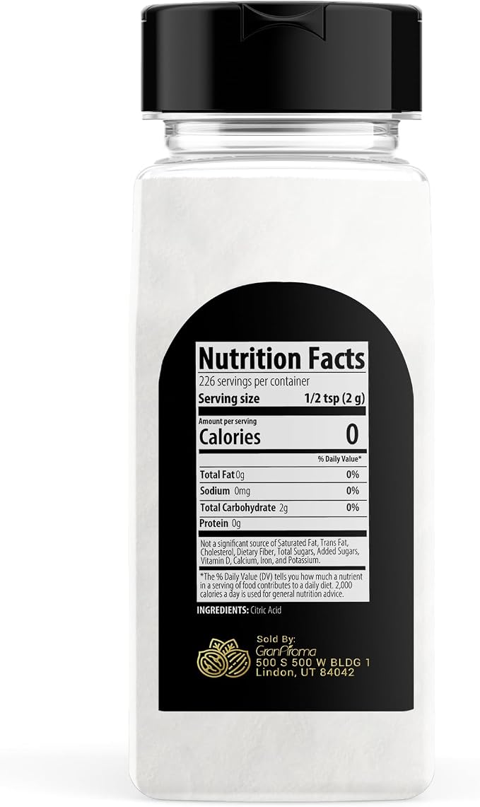 GranAroma Citric Acid, Food Preservative, Baking & Cleaning - Image 2