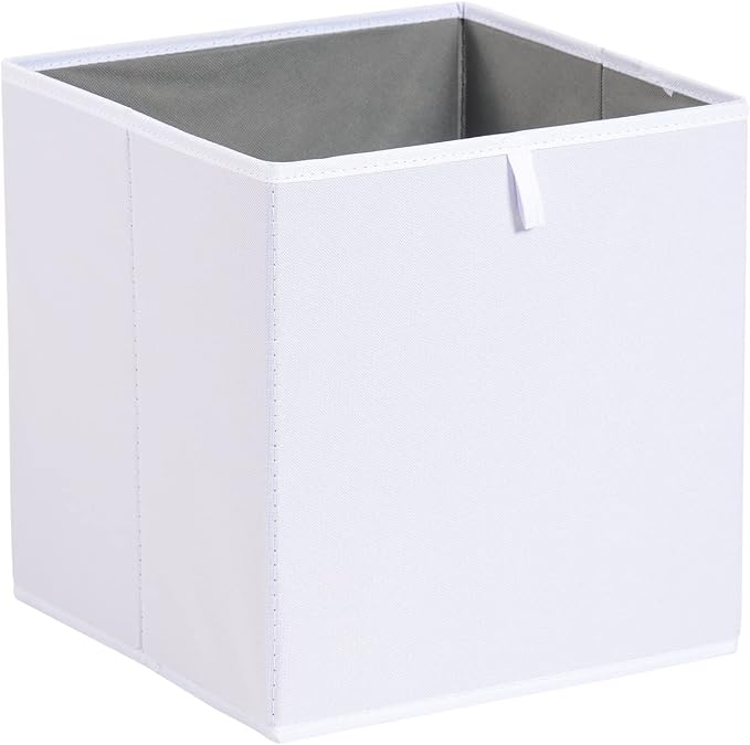 Amazon Basics Cube Organizer Bins, Collapsible Storage Baskets - Image 3