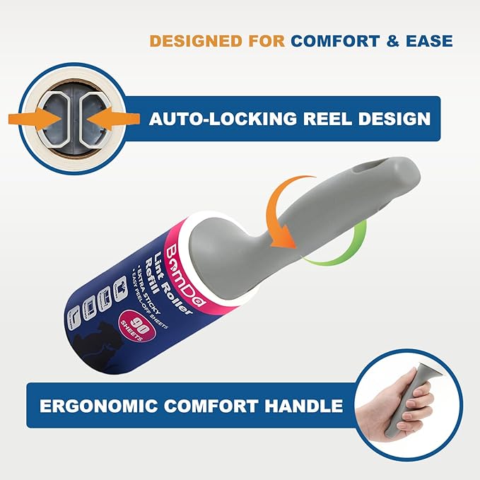 Extra Sticky Lint Roller for Pet Hair, Pet Hair Remover - Image 2