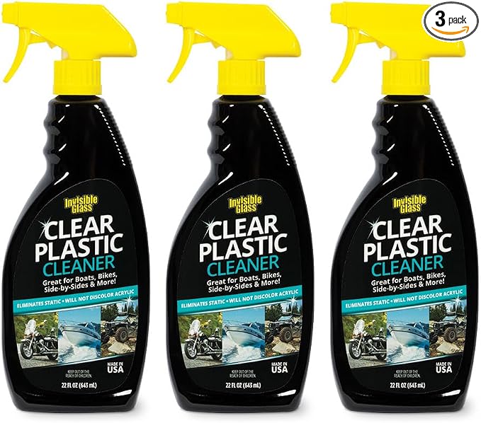 Invisible Glass 92084-3PK Clear Plastic Cleaner by InvisibleGlass