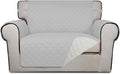 PureFit Reversible Quilted Sofa Cover, Water Resistant Slipcover Furniture by PureFit