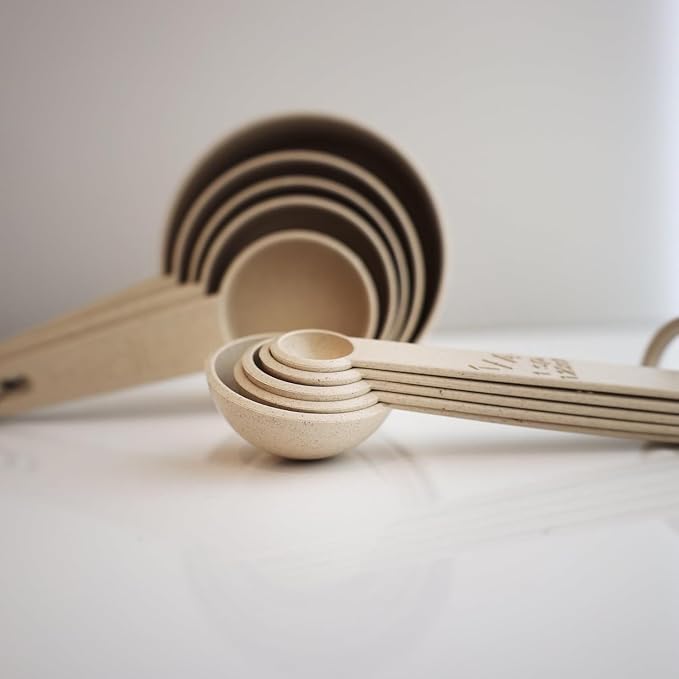 Beille 7pc Wheat Straw Complete Kitchen Utensils Set - Image 9
