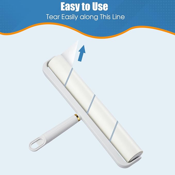 14.17" Lint Roller Refills, Extreme Sticky Large Surface Lint Roller - Image 3