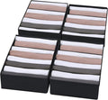 4 Packs T-shirt Drawer Organizers by Coorganisers