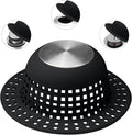 Shower Drain Hair Catcher, Bathtub Drain Cover Foldable Silicone Shower & Tub by SayGoodbyetoHairClogging