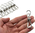 HAHIYO Clothespins Chip Clips All Metal Stainless Steel No Rust Stains Strong by HAHIYO