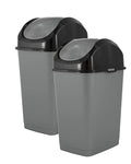 Superio Office Trash Can with Lid 9 Gallon Kitchen Garbage Can Bedroom Waste by Superio