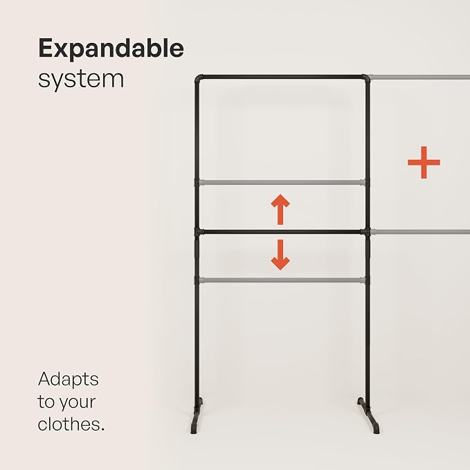 pamo Industrial Pipe Clothing Rack - Image 7