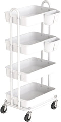 Simple Houseware 4-Tier Multifunctional Rolling Utility Cart by SimpleHouseware