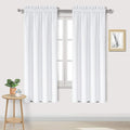 DWCN White Curtains for Living Room Thermal Insulated, 50% Light Blocking by DWCN