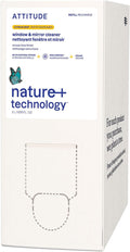 ATTITUDE Window & Mirror Cleaner Refill, EWG Verified, Plant- & Mineral-Based by ATTITUDE